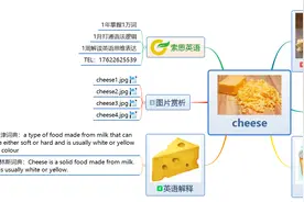 索思英语解码单词（第158个）——cheese奶酪图片