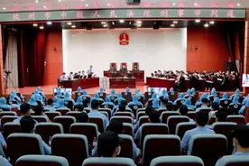 广西浦北苏美洋、宋传辉等56人 涉黑社会性质组织犯罪受审图片