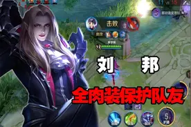 王者荣耀：刘邦“最强”纯肉玩法，只要有大招队友随便浪图片