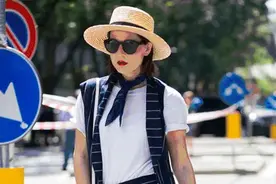 夏日必备网红单品，超显脸小的草帽，约会上班度假怎么搭都好看图片