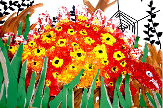 创意少儿美术教程丨创意儿童画/亲子diy/创意手工:恐龙世界