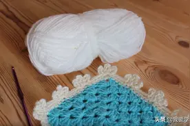 一款漂亮的装饰边能让作品锦上添花，三叶草装饰边教程，简单易钩图片