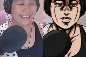众人变成JOJO画风后，乔碧罗神还原，蔡徐坤这表情演绎的很到位图片