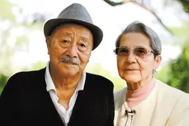 法国老太太为等中国初恋，50多年没嫁人，80多岁和初恋结婚图片