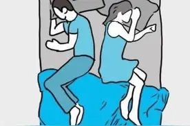 夫妻间的五种常见睡姿，第四种睡姿“最甜蜜”，你们是第几种？图片