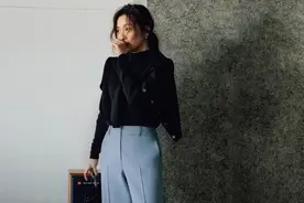 秋天的打底衫，别再说你不会穿！这两条"选择大法"，足够你用了图片