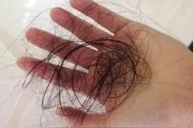 妈妈注意了：从你身上掉落的头发，对于宝宝来说可能是“危险品”图片