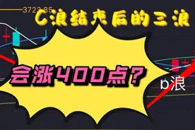 根据波浪理论，C浪结束后的三浪有400点的上涨空间？图片