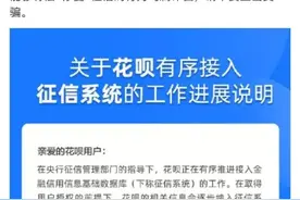 花呗上征信影响贷款？网贷从业者：逾期不算黑户，资产冻结不放款图片