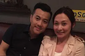 梁汉文，曾经的TVB主题曲之王，与爱妻一起积极面对病魔图片