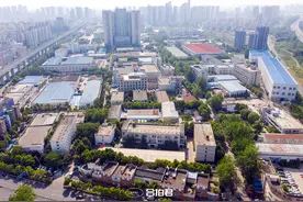 不起眼里藏着大乾坤，航拍合肥创业园一条路图片