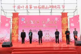 千亩桃花竞相绽放，叶县第四届桃花节开幕图片