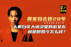 黄家驹去世28年，当初戴白花大闹灵堂的前女友林楚麒，如今怎么样图片