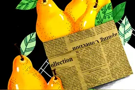 儿童画教程｜创意技法+艺术启智黄澄澄的梨子成熟啦图片