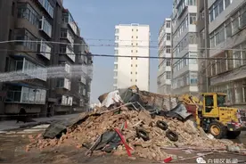 白银市白银区强力拆除老旧建筑释放城市空间图片