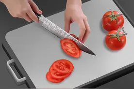 剁骨碎肉不串味！中科院造生熟分离双面砧板，抑菌也卫生图片