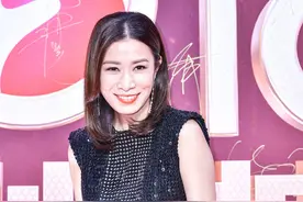 佘诗曼这样穿搭很高级，锁骨短发搭配无袖亮片连衣裙，女神范十足图片