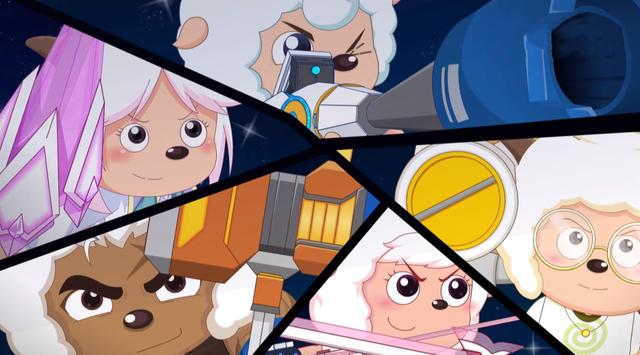 羊守4版铠甲勇士？小羊们召唤卡牌，展示超强攻击，灰叔又被削了