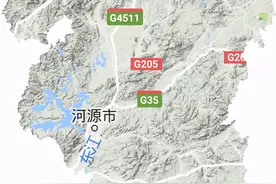 广东河源市，交通方便，但是经济发展不起来，是因为这个湖吗？图片