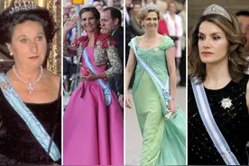 莱蒂齐亚王后佩戴在肩上的彩带是什么？直接挂在肩上就可以了吗？图片