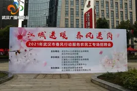 今年武汉首场农民工专场招聘会在江夏举行图片
