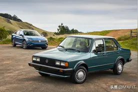 大众捷达历代车型回顾，新老车型同框图片