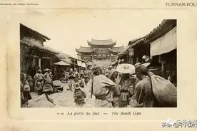 清末的昆明城南门图片