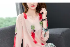 140斤老妈换上欧版“藏肉裙”，气质显瘦抬肤色，美得像贵妇图片