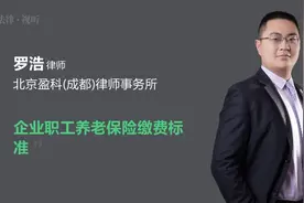 企业职工养老保险缴费标准视频封面