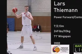 德国中锋Lars Thiemann(2000-213cm-C)承诺加入加州伯克利大学视频封面