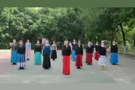 跟着代老师学古典舞《不染》大家跳的优美大方