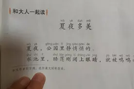和大人一起读  《夏夜多美》 诵读与感悟指导视频封面