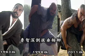 三个版本的鲁智深倒拔垂杨柳，还是老版水浒有味道！视频封面