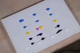 超级简单的丙烯风景画教程，用简单的颜料画出美丽风景，适合新手