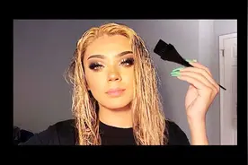 被自己蠢哭！自己漂头发的后果！