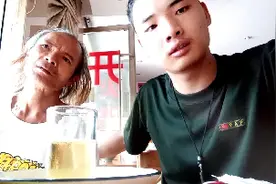 偶遇三哥，请三哥吃个饭，聊聊天视频封面