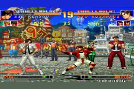 拳皇97河池vs辉辉三问对决2哥，全国第一辉辉，秀火神操作