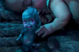 超萌的哪吒闹东海,凭借一柱擎天，威震八方，打服龙王