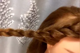 这个前区流海编发太漂亮了，朋友们看了，都说好。