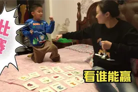 为了教娃英语宝妈使出妙招，弄的娃又哭又闹，差点打起来，太难了视频封面