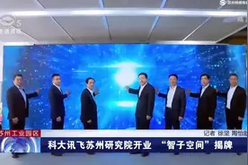 科大讯飞苏州研究院开业 “智子空间”揭牌视频封面