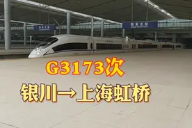 银川到上海唯一一趟高速动车组，G3173次，停靠西安北站视频封面