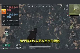 和平精英怎么更改聊天时的文字颜色？一招学会，红蓝随心切换！
