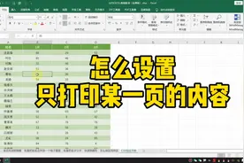 怎么设置只打印某一页的内容？