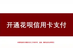 彭亚舟：淘宝店铺如何开通信用卡和花呗支付及手续费相关事项视频封面