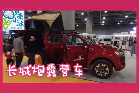长城炮原厂露营车，后斗变卧室 厨房 ，2.0T小专手续15年不报废视频封面