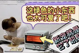 拆箱199买的超mini烤箱，烤出来的蔓越莓饼干比外面卖的还好吃
