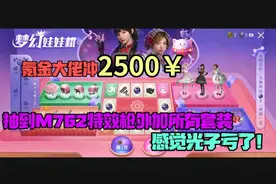 氪金大佬冲2500抽M762特效枪，直接升满级，外加所有套装视频封面