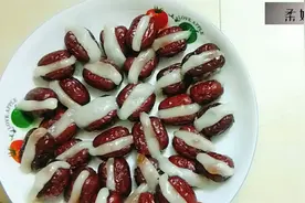 糯米夹心枣的家常做法，营养健康又美味，做法简单