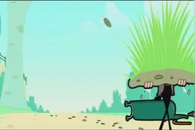 憨豆先生:豆豆挖了很多草养的青蛙，怎么变成了蛤蟆了？